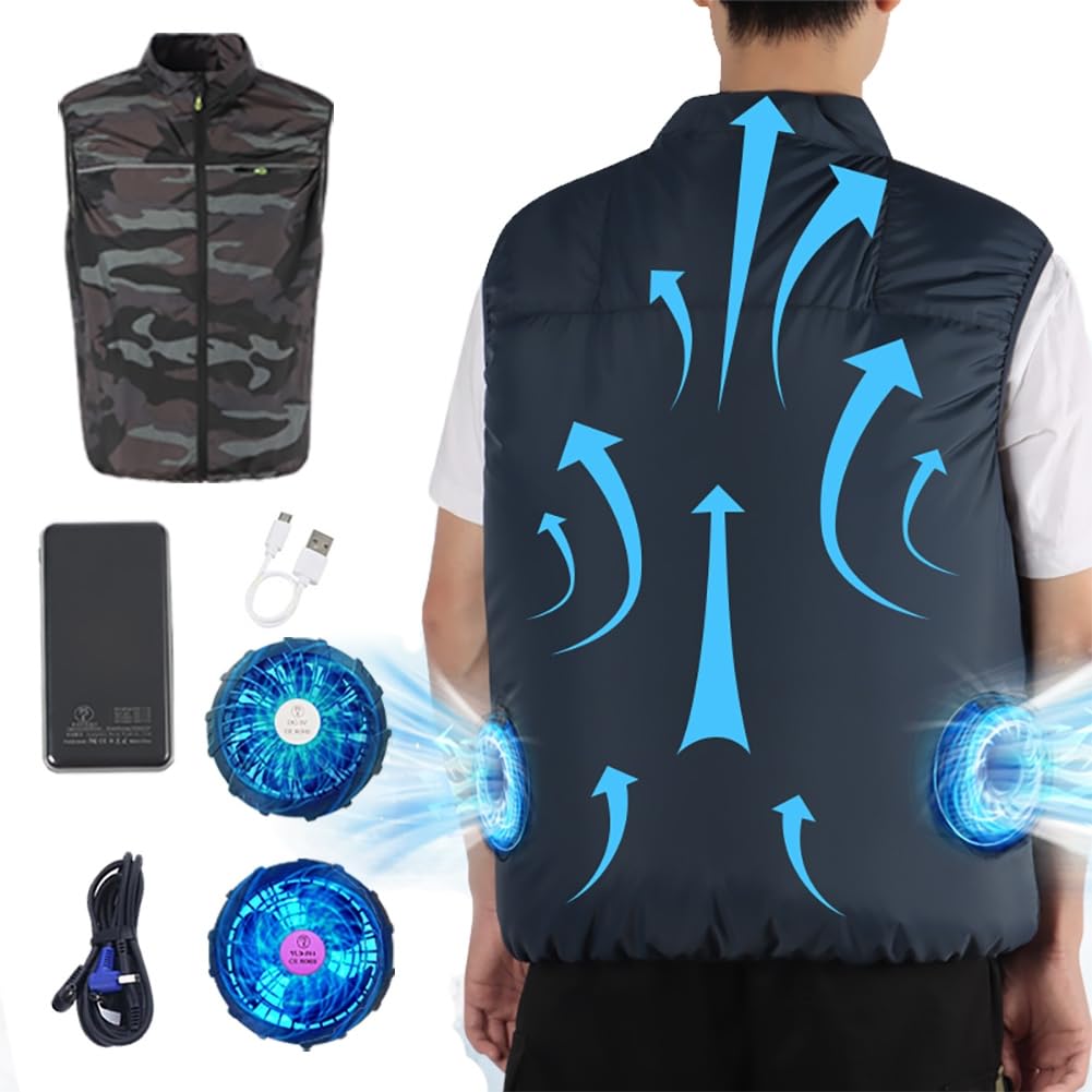 

с жилетом с рабочей одеждой с рабочей одеждой с рабочей большой курткой комплект с вентилятором большой воздушный Heat Ultra Large размер [inotenka] S-6XL 20000, вентилятор, вентилятор,