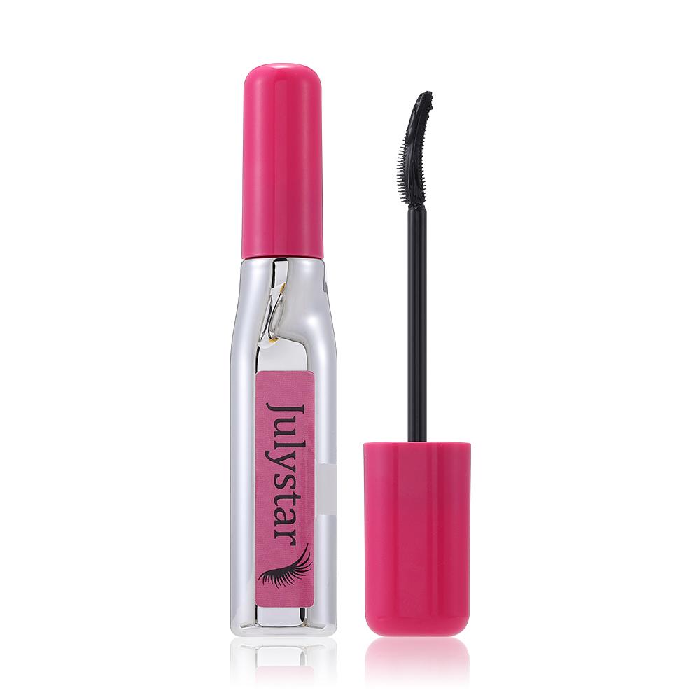 Julystar Waterproof Mascara Black, 4D Silk Lash Mascara for Natural Lengthening & Curling, Long-Lasting & Smudge-Proof Eyelash Makeup