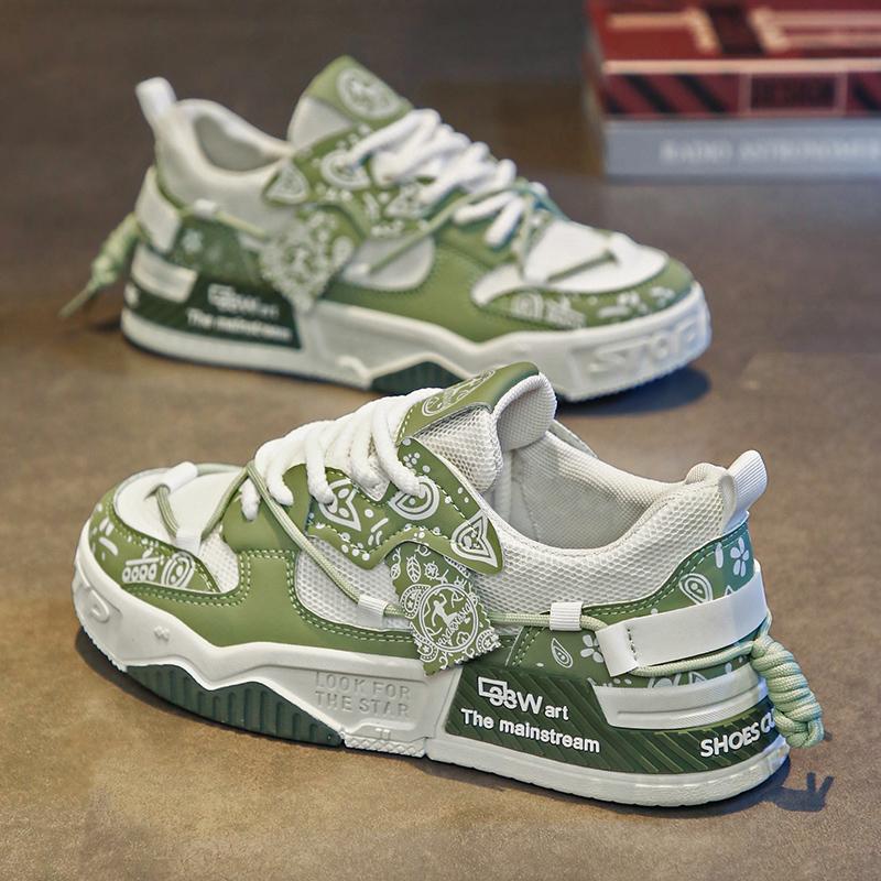 New Fashion Versatile Men's Casual Mesh Lace Breathable Sports Shoes Spring and Autumn Outdoor Versatile Men's Board Shoes 39-44