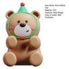 Cartoon Bear Door Bumper Adhesive Free Door Handle Stopper Wall Protector Soft Shock Absorbing Door Stops Anti-collision Pad Decorative Cushion