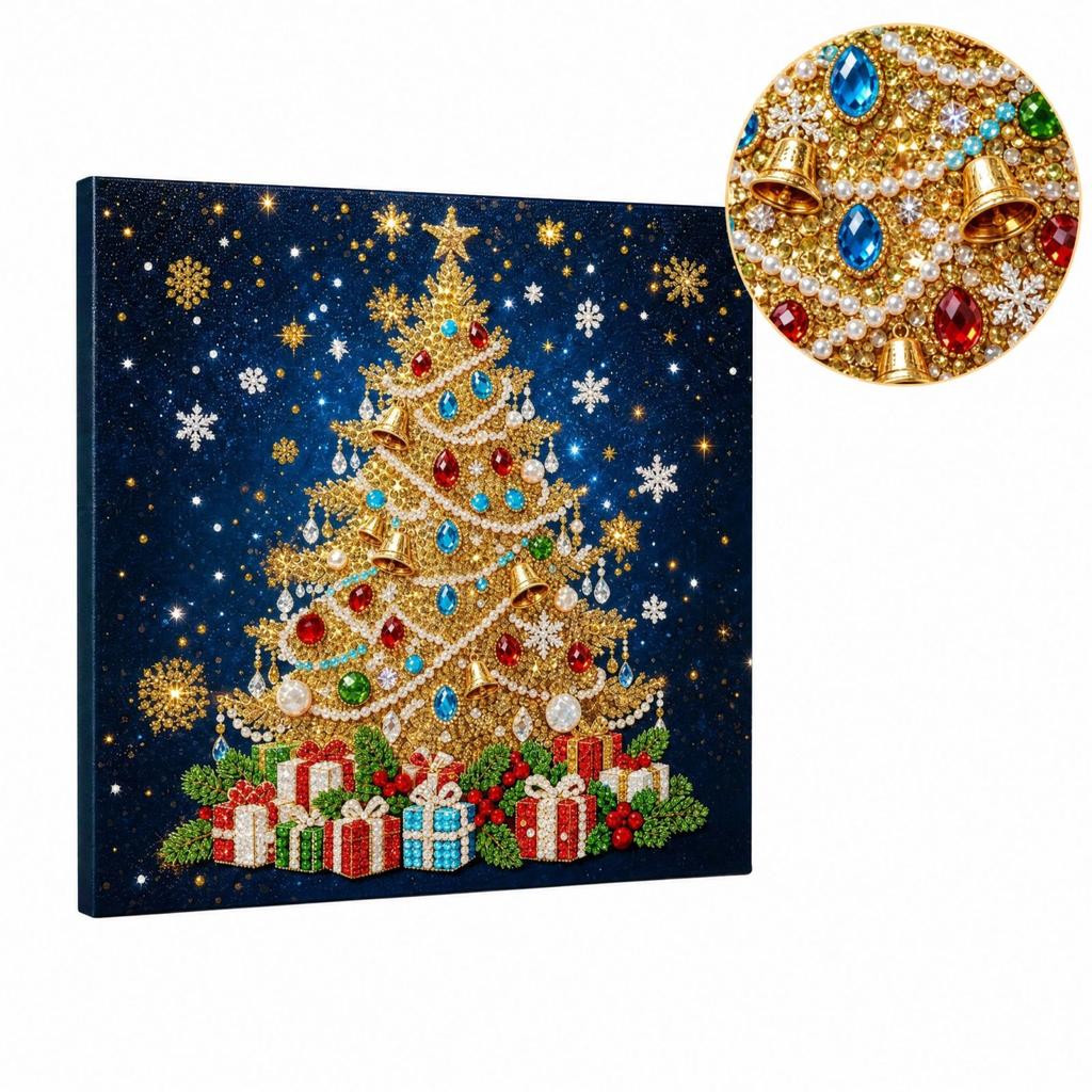 Christmas 5D Kit for Adults, DIY for Home Wall Decor