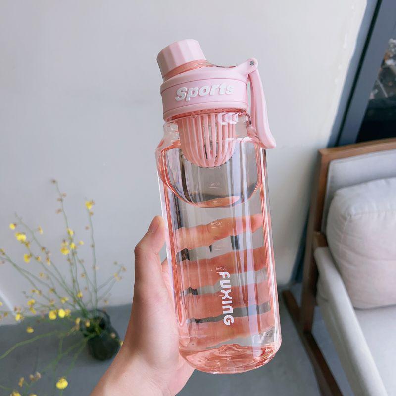 Large Capacity Sports Water Bottle with Tea Strainer - Ideal for Men, Women, Students, and Outdoor Fitness