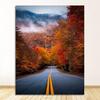 canvas prints river picture for living room road wall art painting no framed postres decor nordic style poster Mountain forest