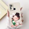 For Vivo Y30 1938 Case Y50 1935 Luxury Flowers Kawaii Cute Funny Painted Silicone Shockproof Phone Case For Vivo Y50 Back Cover