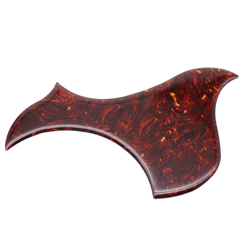 1R Decorative Celluloid & Crystal Epoxy Resin Guitar Pickguard Anti-scratch Plate for Folk Acoustic Guitar