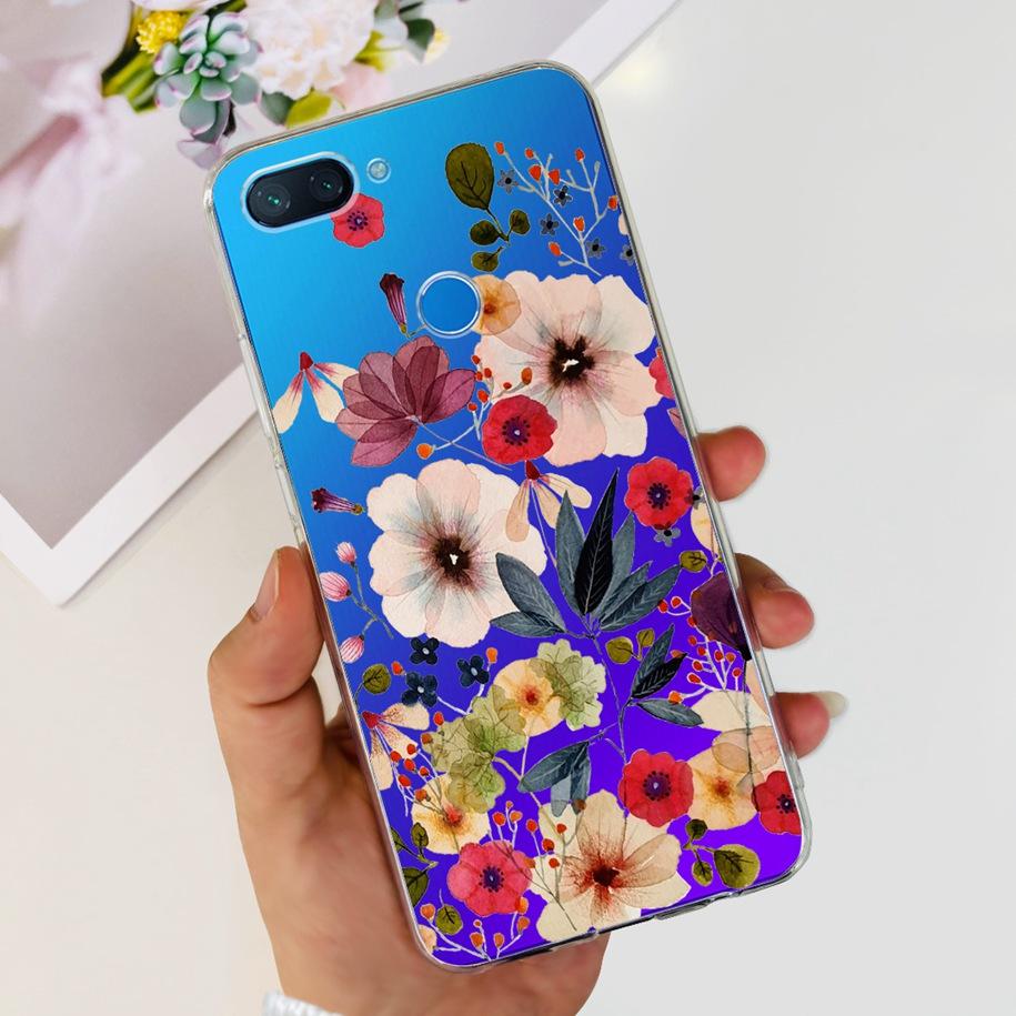 For Xiaomi Mi 8 Lite Case Fashion Soft Silicone Phone Case For Xiaomi Mi 8 SE / Mi 8 Pro Mi8 Lite Clear Tpu Cover Astronaut Capa