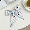 Silk scarf long strip new small fresh pastoral headscarf bow headband tied bag streamer decorative scarf belt