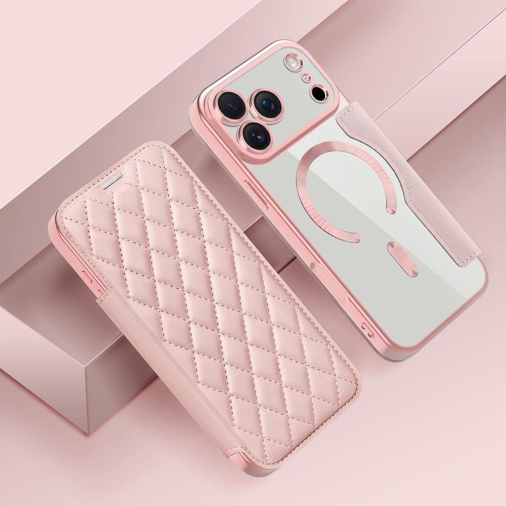 Magnetic Wallet Leather Phone Case For iPhone 17 Air 17Pro Max 15 Pro Max 16 Plus 13 12 11 Wireless Charging Flip Cover Magsafe Card Holder