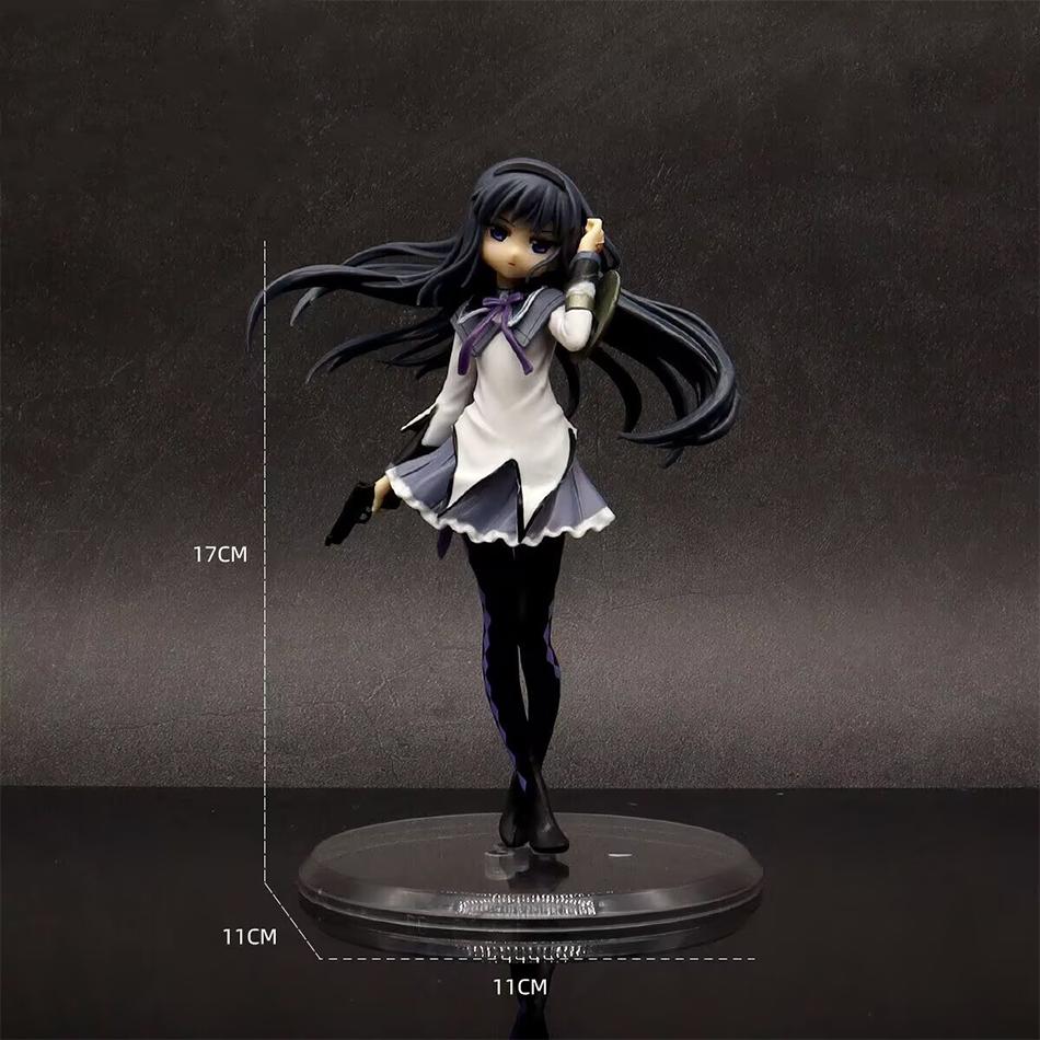 19CM  Cute Kaname Madoka Anime Figure Model Toys PVC Action Figure Statue Desktop Decoration Kawaii Doll Holiday Gift