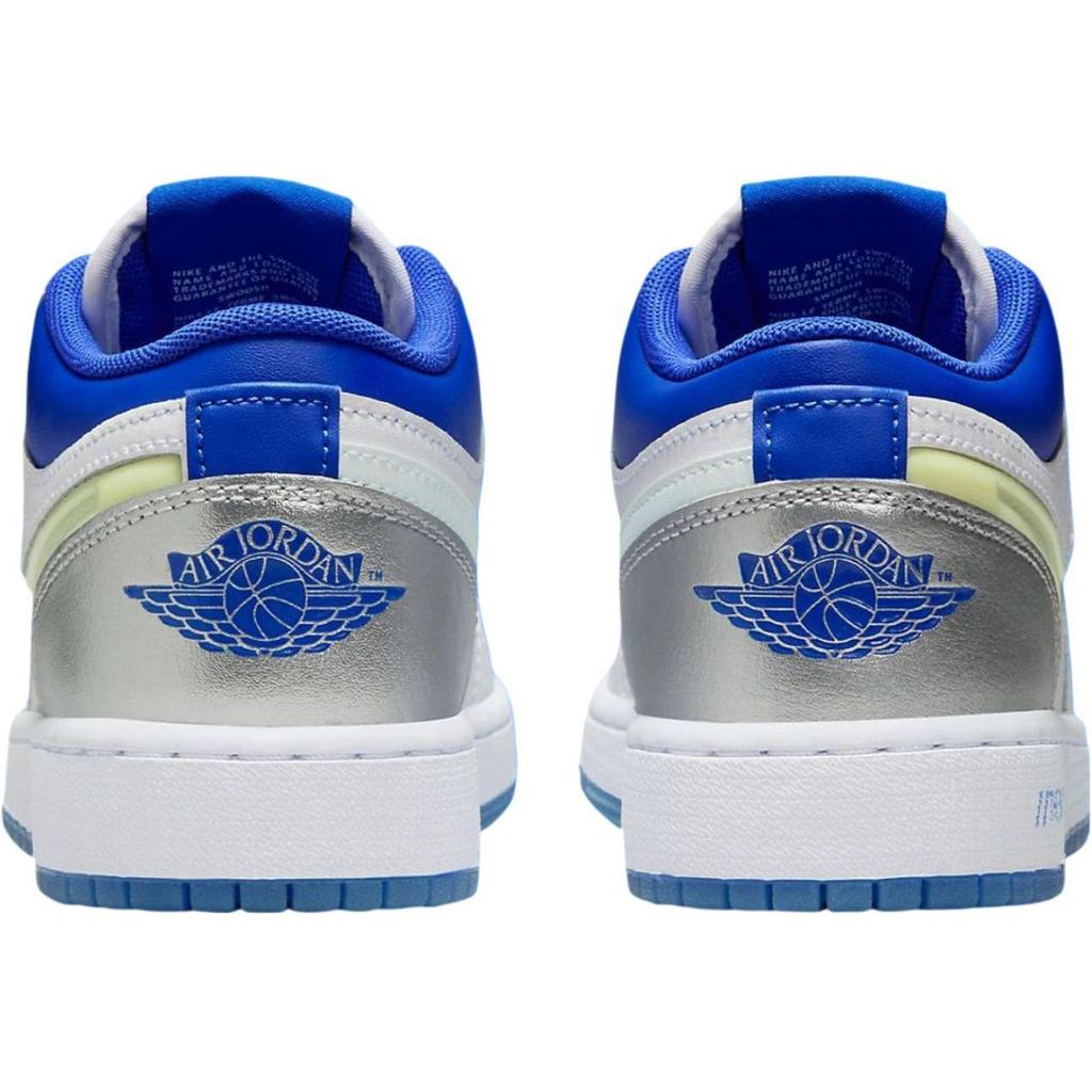 Jordan 1 Low The Sky Is Not The Limit (GS) Kids Sneakers White Varsity-Blue Neon-Green HJ9955-100