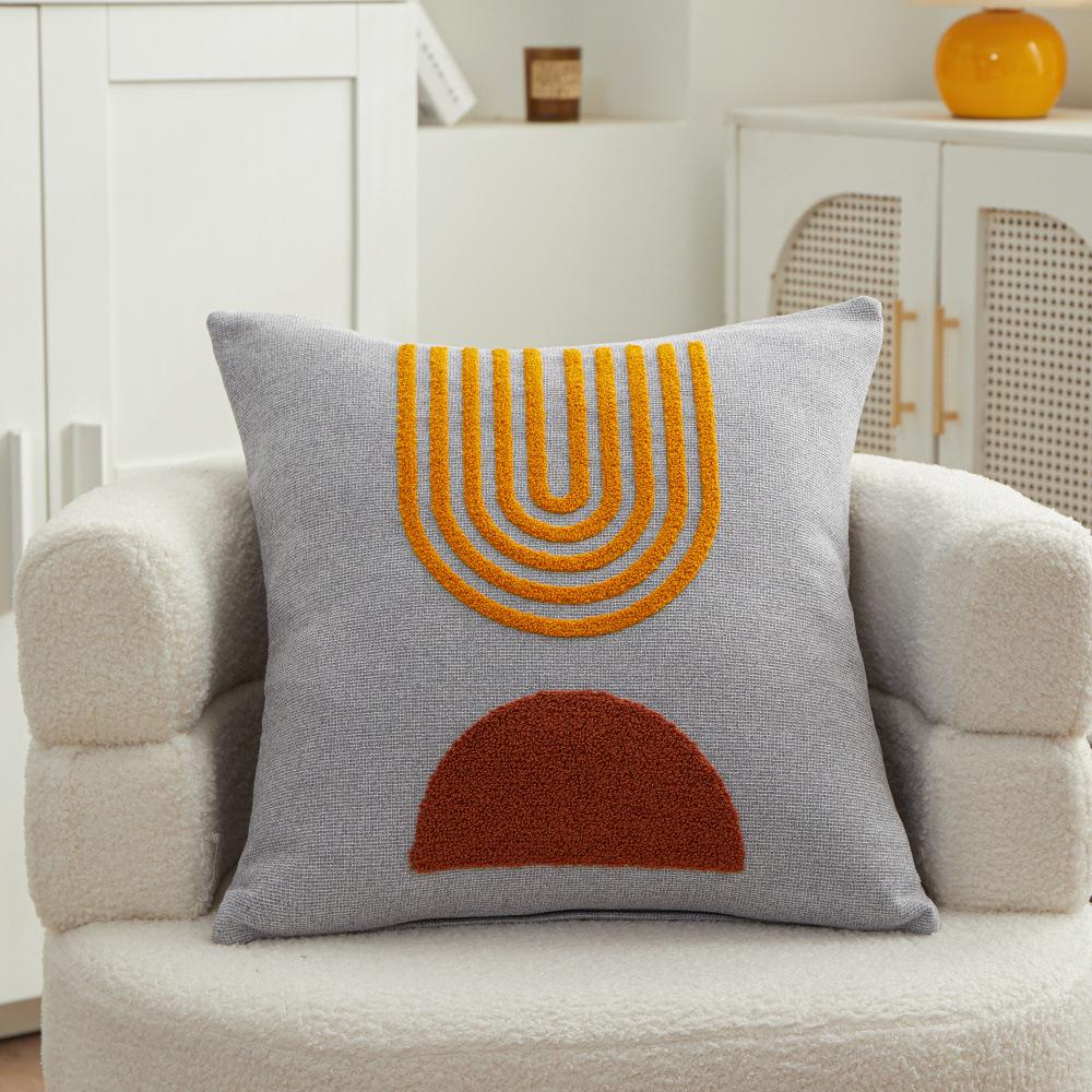 

Полотенце Вышитая Наволочка Без Наполнителя, Легкая Роскошь и Высококлассная Прикроватная Подушка 45X45cm Pillow Cover