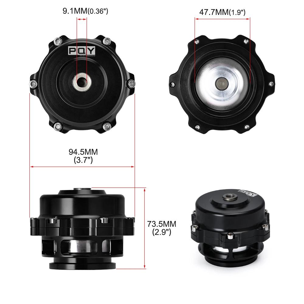 RESO   Universal 50mm V-Band Blow Off Valve BOV Q Typer With Weld On Aluminum Flange 35 PSI With Logo High Quality