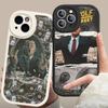 Classic Movie W-Wolf Of W-Wall S-Street Leather Phone Case For IPhone 16 15 14 17 Pro Max 11 12 Mini Plus Soft Shell