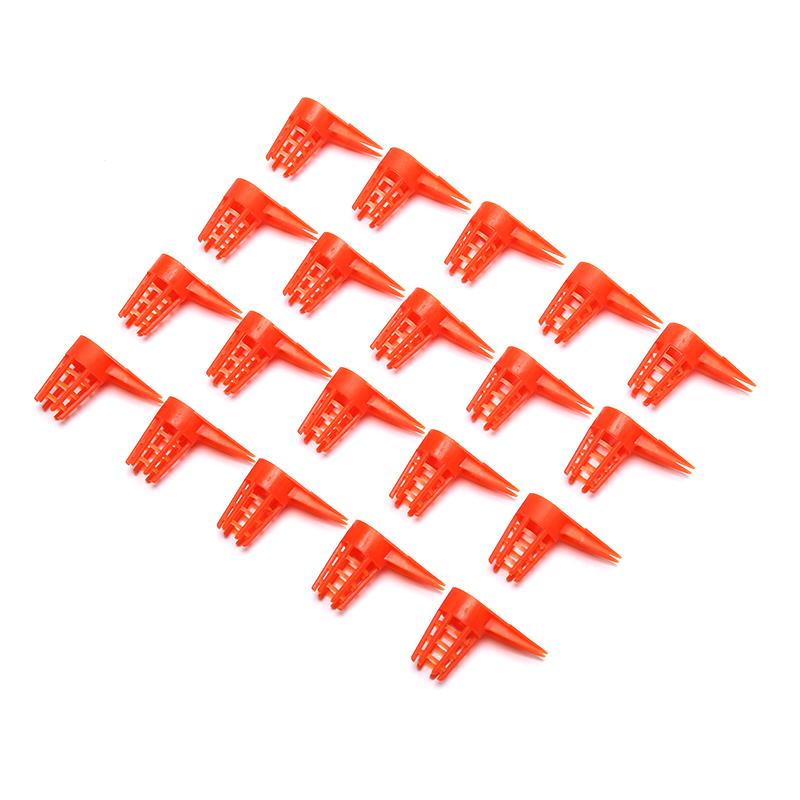 Pack Of 20 Plastic Queen Bee Protection Cell Hood Beekeeping Equipment Cage Tools