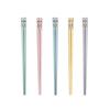 Shibhua Panda 5-Pair Multi-Color Alloy Chopsticks