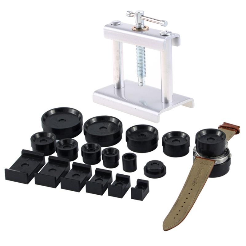 Watch for Case Press Set with 12/18 Fitting Dies Watch Press Dies Back for Case Closer Machine Press Die Kit for Watch R