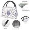 Pisley Bandana-Print Isolierte Lunchtasche für Outdoor-Picknick Wasserdichte Thermische Kühltasche Lunchbox für Damen