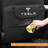 Auto Interiors For Tesla Model 3 Y Bonina Roadster Juguete Car Seat Back Anti Kick Protectors Cover Mats Leather Seatback Pad