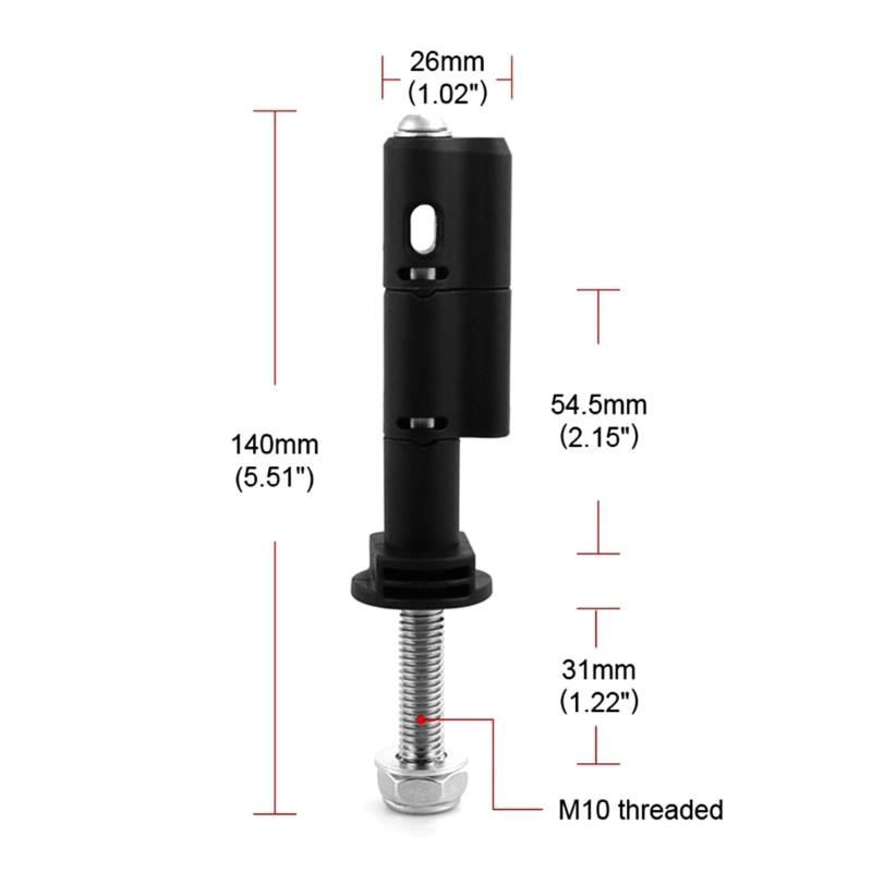 Traction Boards Mounting Pins Kit Safety Kits Lockable Mount Pins for MaxTrax MKII Recovery/Traction Boards Theft Proof