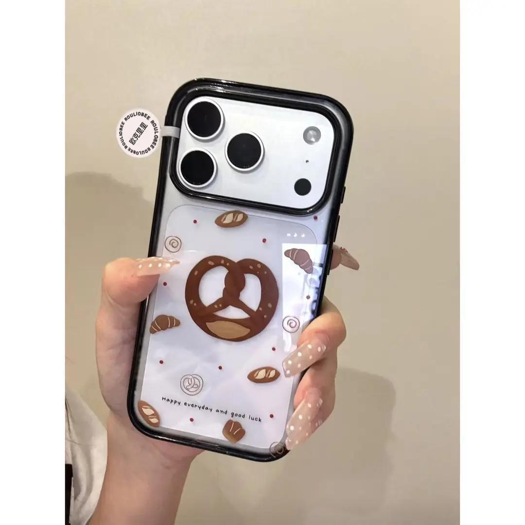 

Creative Lye Bread for Apple Pro Models: Black Bezel 17, Acrylic 16, Frosted 14, Korean 13, 15P Apple 12 Pro Max