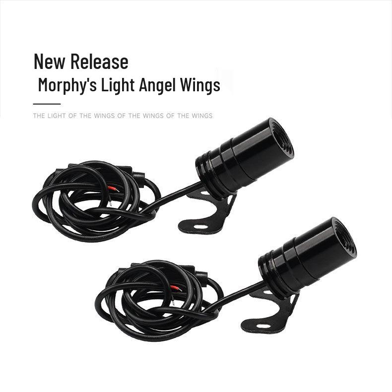 Angel Wings Motorcycle Projection Light: Universal Atmosphere Ground Lights