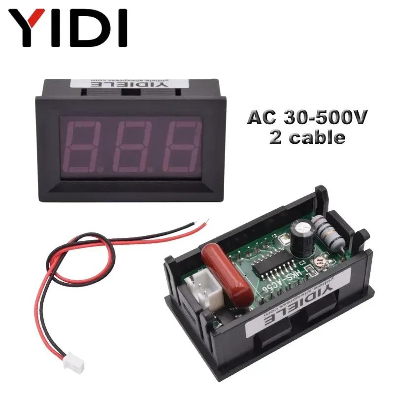 5/10pcs Digital 0.56 Ammeter Voltmeter DC 4.5-30V 0-100V AC 30-500V 10-600V Voltage Amp Meter Detector Monitor Calibrate Reading
