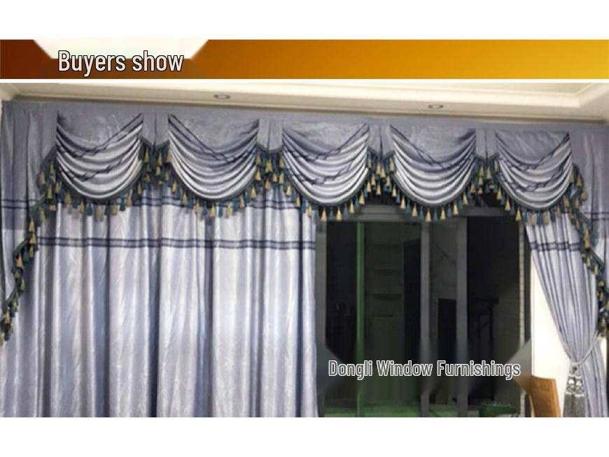 Lace Tassel Curtain Valance Beads & Hanging Balls - DIY Wedding Accessories