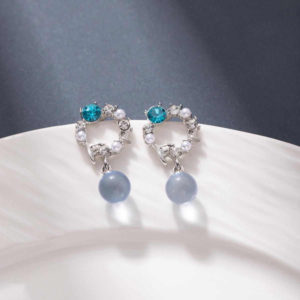 

Летние геометрические серьги с жемчугом, маленькие, свежие, минималистичные, в стиле бохо, круглые серьги для женщин