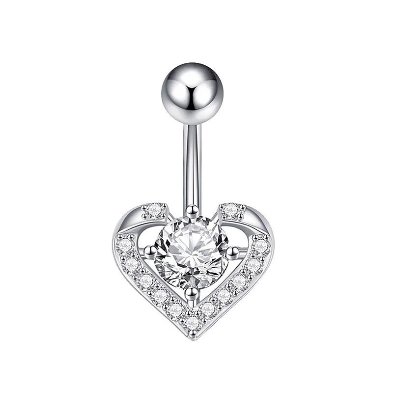 

Персонализированные сексуальные кольца в форме сердца и бабочки для пупка для женщин и девочек, кольца из циркония для пупка, украшения для пирсинга тела