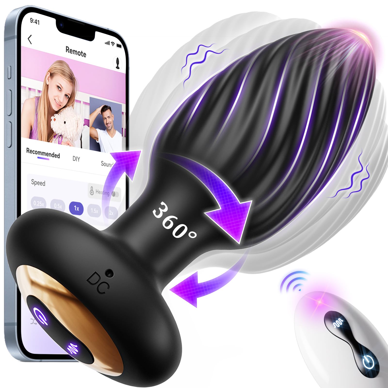 РџСЂРёР»РѕР¶РµРЅРёРµ Bluetooth Control РђРЅР°Р»СЊРЅР°СЏ РїСЂРѕР±РєР° РњР°СЃСЃР°Р¶РµСЂ РїСЂРѕСЃС‚Р°С‚С‹ РђРЅР°Р»СЊРЅС‹Р№ РІРёР±СЂР°С‚РѕСЂ СЃ 9 РІРёР±СЂРёСЂСѓСЋС‰РёРјРё СЂРµР¶РёРјР°РјРё РІСЂР°С‰РµРЅРёСЏ РЅР° 360 РіСЂР°РґСѓСЃРѕРІ РЎРµРєСЃ-РёРіСЂСѓС€РєРё РґР»СЏ РІР·СЂРѕСЃР»С‹С… РґР»СЏ РјСѓР¶С‡РёРЅ