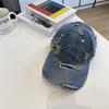 Retro einfarbige Denim-Baseballkappe personalisierte Mode Loch do old Kappe trendige Herren- und Damen-Street-Hip-Hop-Sonnenhut