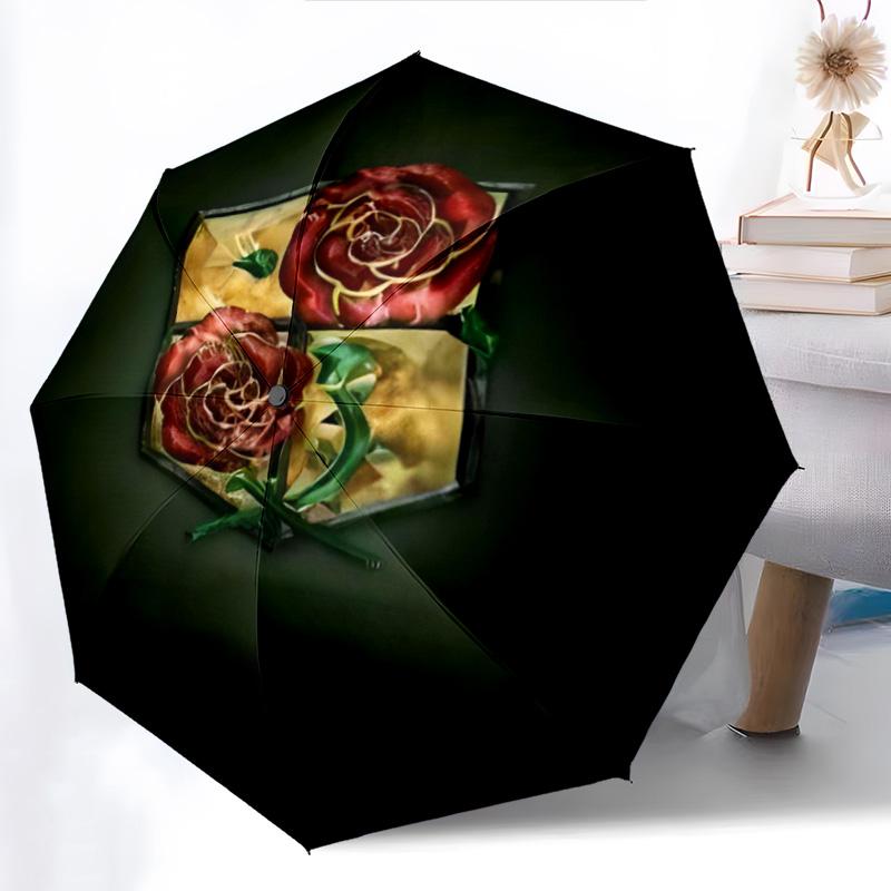 Guardians Honor: Swords United Folding Umbrella Durable Travel Three Folds Sun Umbrella Umbrella