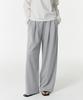 MUSINSA STANDARD WOMAN Women'S Double Knit Two-Tuck Wide Lounge Sweatpants [Medium Grey]
