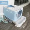 "Extra Large Enclosed Cat Litter Box with Drawer and Splash-Proof Design"
