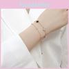 Clover Leaf Bracelet For Women Alloy Modern Jewelry Sleek Design Gift Memorable
