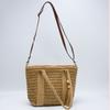 One Shoulder Crossbody Straw Woven Bag Fringed Handmade Zipper Woven Bag Large Capacity Seaside Vacation Beach Tote Bag Women