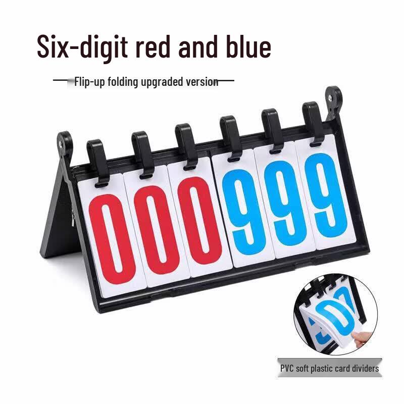 6-Digit Portable Flip Scoreboard