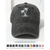 Coconut Print Baseball Hat Washed Cowboy Cap Schoolboy Couple Summer Tide Casual Versatile