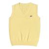 Classic V-Neck Solid Color Knit Vest - JK School Style for Students & Office, Ideal for Autumn to Spring