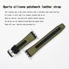 Watchband Silicone+Leather Strap For Apple Watch Band Ultra 44mm 45mm 41 40mm 49 Men Sports Belt Women Wristband for iWatch Series 8 7 9