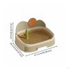 Drawer Pet Toilet Removable Grate Indoor Dog SplitBody Potty Pan for Small Dogs Blue Pink