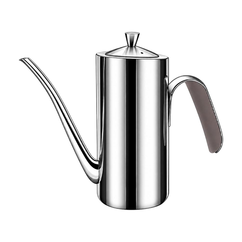 Easy to Refill Stainless Steel Oil Dispenser Ergonomic Cylindrical