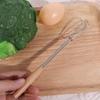Multifunction Stainless Steel Egg Beater Wooden Handle Manual Egg Beater Hand Egg Beater  Cooking