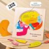 Early Childhood Educational Wooden Puzzle: Multi-layer Body, Brain & Organ Development Toy