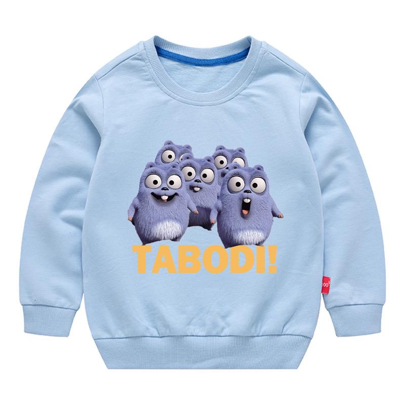 Grizzy E I Lemming Tabodi Grafica Autunno Felpe Bambino Anime Maglietta Manica Lunga Bambini Cartoni Animati Vestiti Girocollo Top