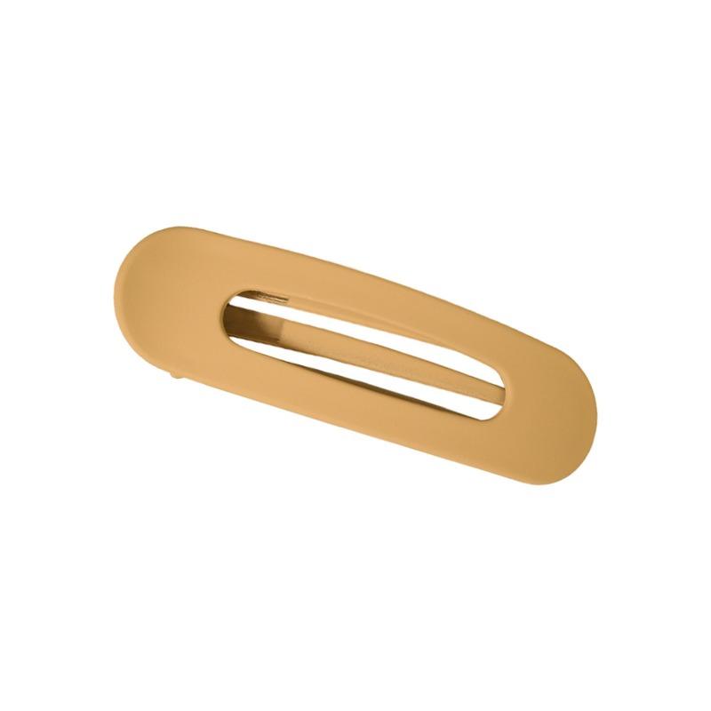 Explosions matte texture duckbill clip color back of the head ponytail hair clip oval horizontal clip temperament hair accessories