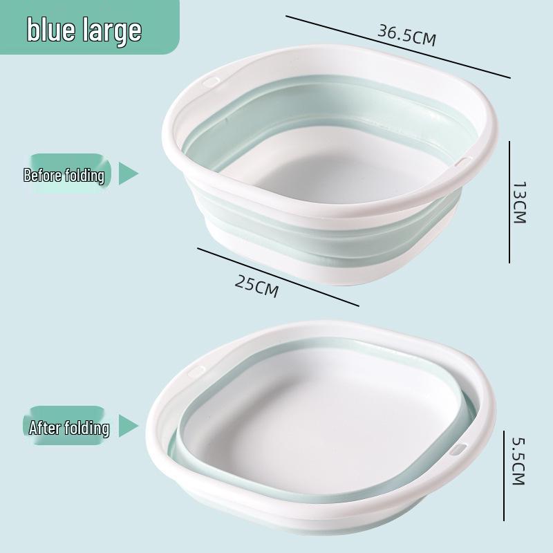 Portable Foldable Washbasin for Dormitory, Travel, Baby, and Foot Washing
