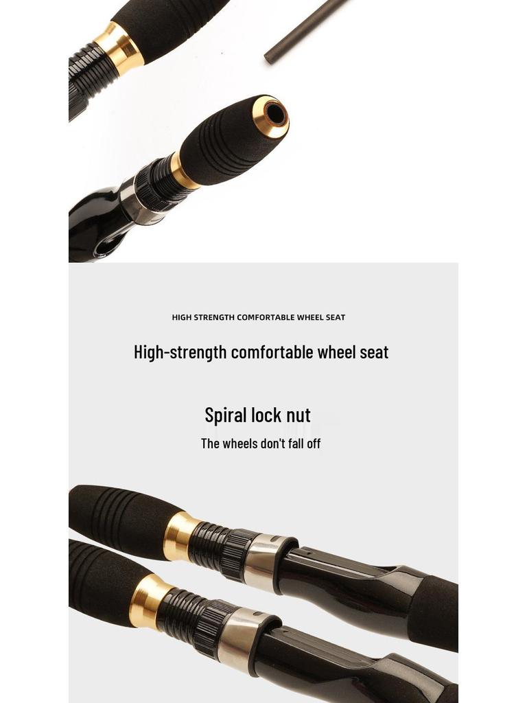 1.55m Soft Tip Sea Fishing Jigging Rod - One and a Half Boat Lure Tackle