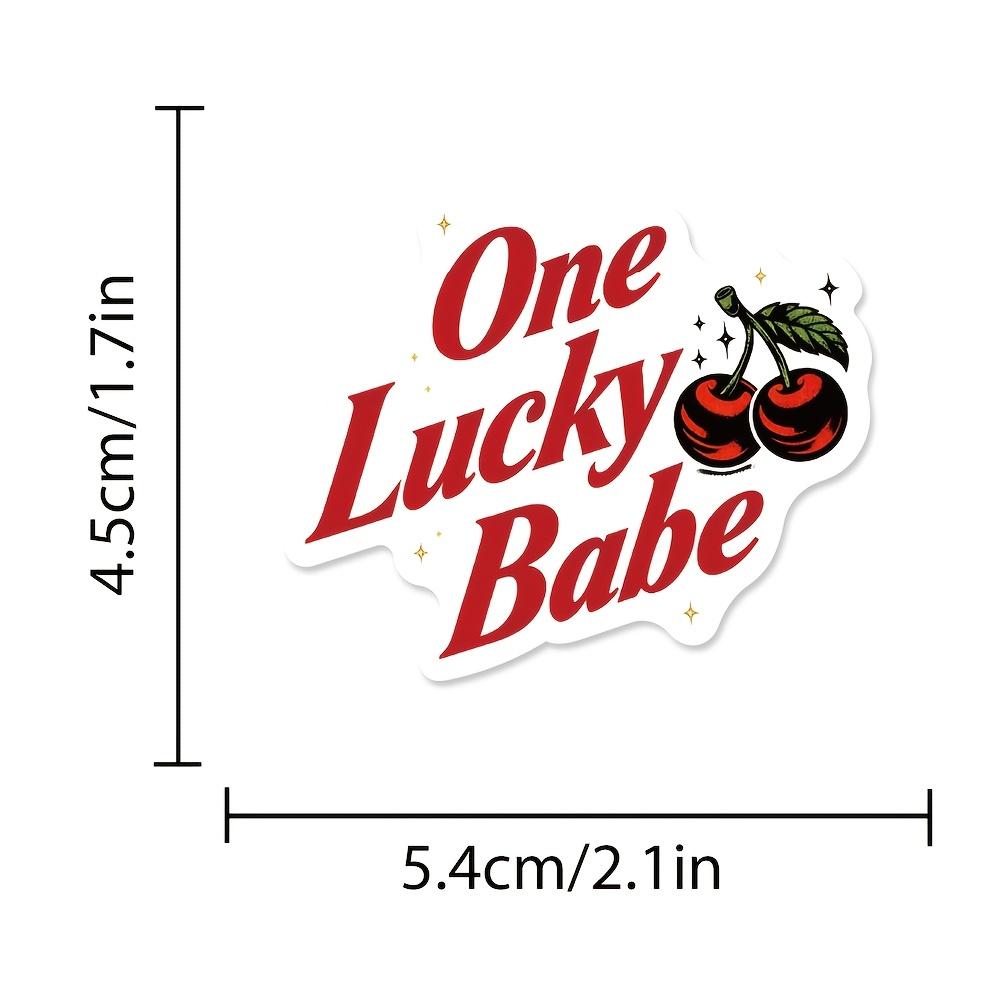 50pcs  Cherry Stickers for - Cute Cartoon Cherry, PVC Fruit Decals with Matte, Irregular Shapes for DIY Scrapbooking, Journals