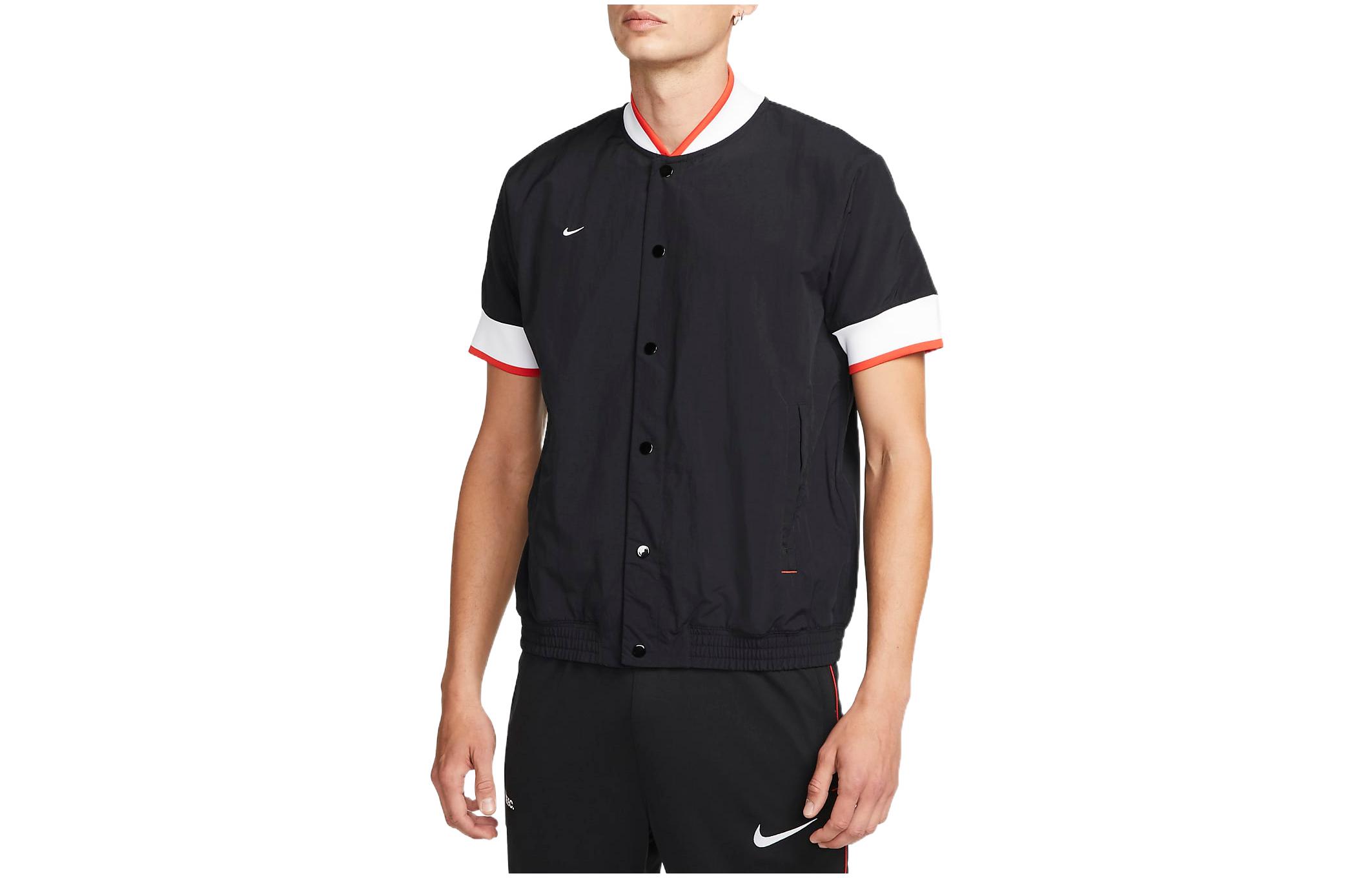 

Nike Baseball Jerseys Men s Black Baseball Collar Moderate Straight Fit DH9691-010 L